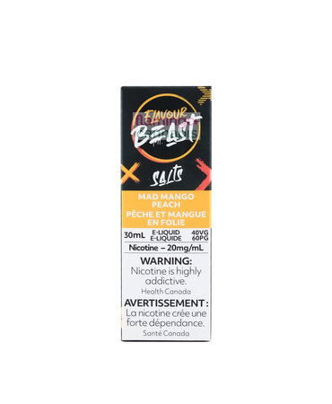 Flavour Beast Flavour Beast Salts Mad Mango Peach 30mL 20mg MB