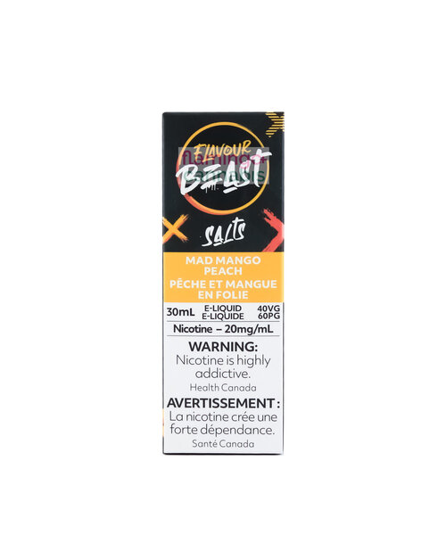 Flavour Beast Salts Mad Mango Peach 30mL 20mg MB