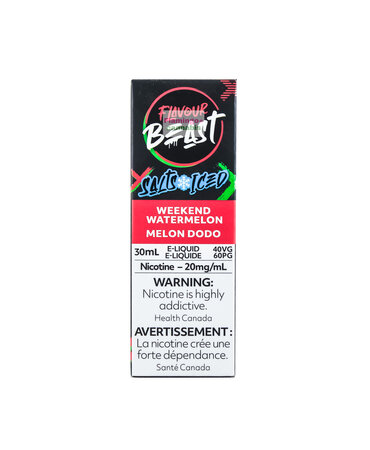 Flavour Beast Flavour Beast Salts Weekend Watermelon 30mL 20mg MB