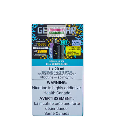 Geek Bar Geek Bar Pulse X 25k Puff Rechargeable Disposable 20mg MB Sour Blue Ice