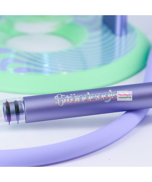Stündenglass x Khalifa Glass Gravity Bong V2 Violet Sky/Mints