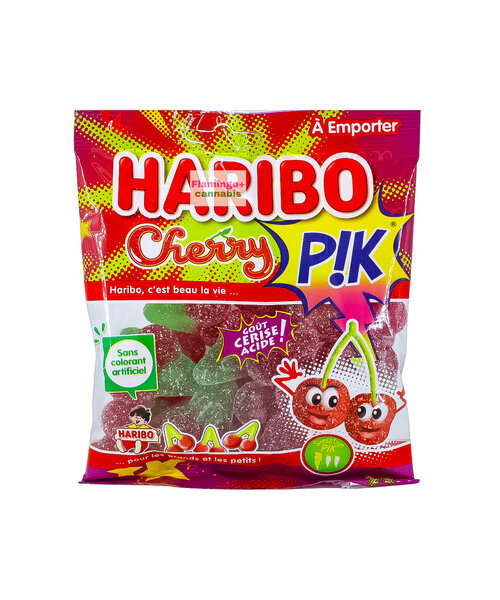 HARIBO Sour Cherry Pik Gummies (120g)