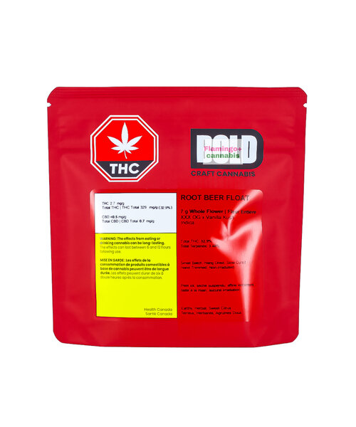 Bold Rootbeer Float Craft Indica Flower 7G