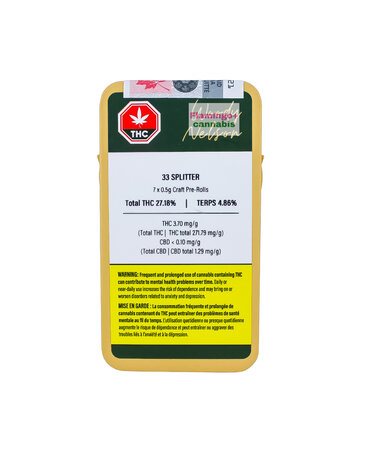 woody nelson Woody Nelson 33 Splitter Craft Indica Pre-Rolls 7X0.5G