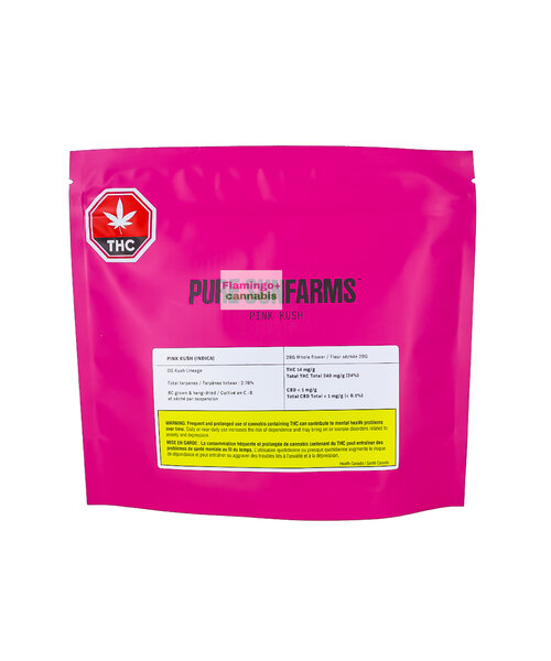 Pure Sun Farms Pink Kush Indica Flower 28G