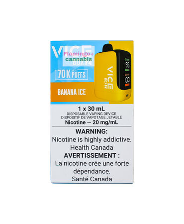 VICE Vice Box 2 Rechargeable Disposable 20mg 70k Puff MB Banana Ice VICE Vice Box 2 Rechargeable Disposable 20mg 70k Puff MB Banana Ice
