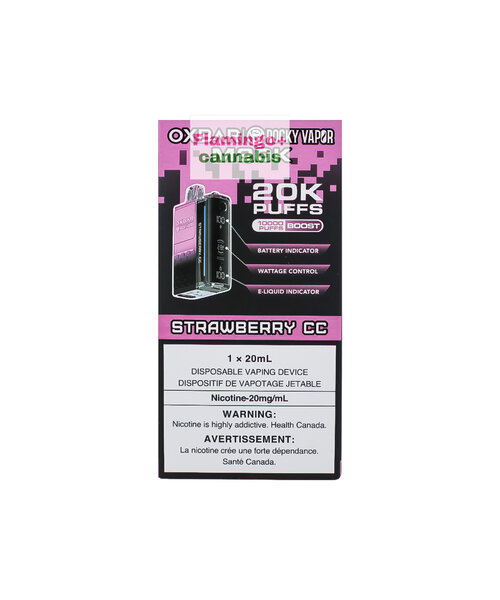 OXBAR M20k Puff Rechargeable Disposable Vape 20mg MB Strawberry CC