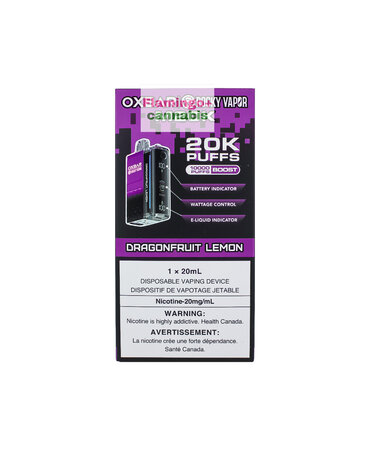 OXBAR OXBAR M20k Puff Rechargeable Disposable Vape 20mg MB Dragonfruit Lemon