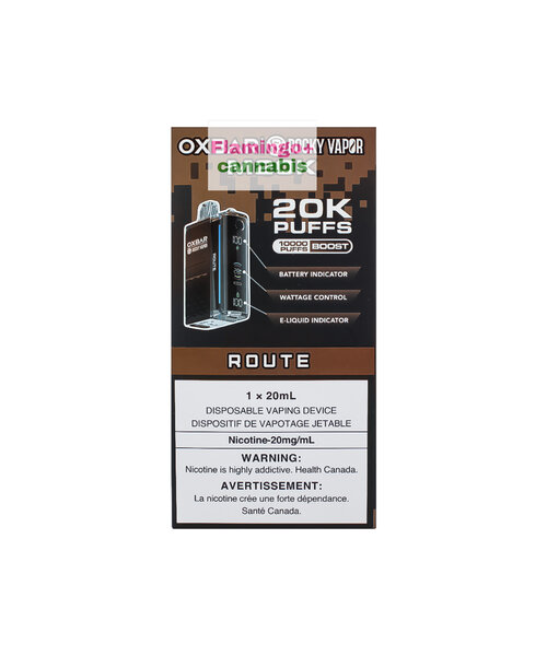 OXBAR M20k Puff Rechargeable Disposable Vape 20mg MB Route