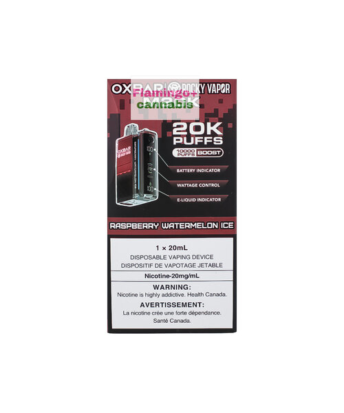 OXBAR M20k Puff Rechargeable Disposable Vape 20mg MB Raspberry Watermelon Ice