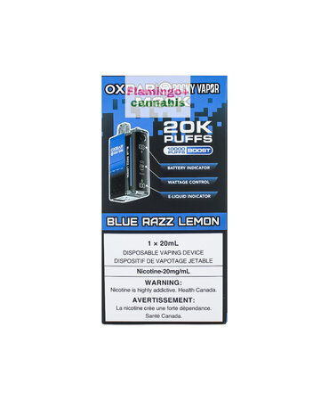 OXBAR OXBAR M20k Puff Rechargeable Disposable Vape 20mg MB Blue Razz Lemon OXBAR OXBAR M20k Puff Rechargeable Disposable Vape 20mg MB Blue Razz Lemon
