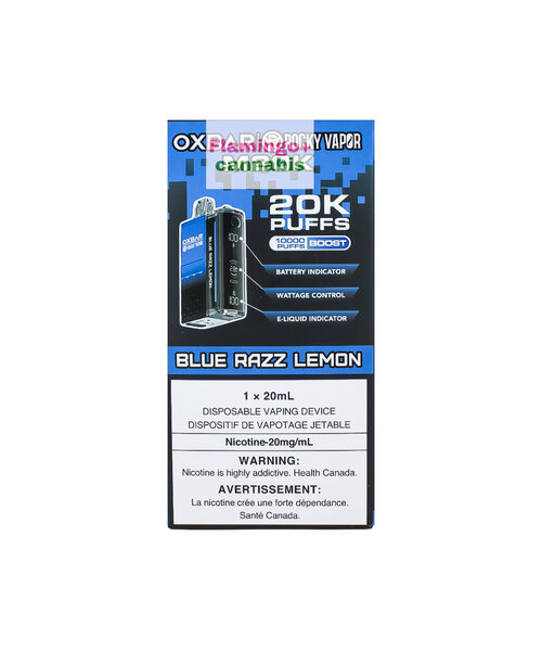 OXBAR M20k Puff Rechargeable Disposable Vape 20mg MB Blue Razz Lemon