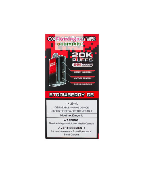 OXBAR M20k Puff Rechargeable Disposable Vape 20mg MB Strawberry GB