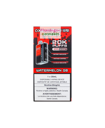 OXBAR OXBAR M20k Puff Rechargeable Disposable Vape 20mg MB Watermelon GB OXBAR OXBAR M20k Puff Rechargeable Disposable Vape 20mg MB Watermelon GB
