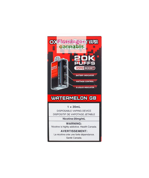 OXBAR M20k Puff Rechargeable Disposable Vape 20mg MB Watermelon GB