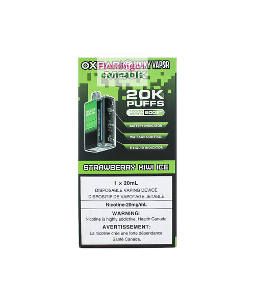 OXBAR M20k Puff Rechargeable Disposable Vape 20mg MB Strawberry Kiwi Ice