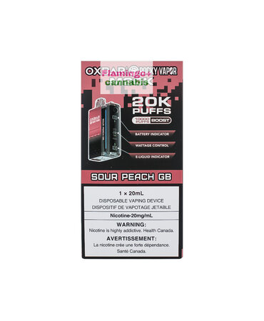OXBAR OXBAR M20k Puff Rechargeable Disposable Vape 20mg MB Sour Peach GB OXBAR OXBAR M20k Puff Rechargeable Disposable Vape 20mg MB Sour Peach GB