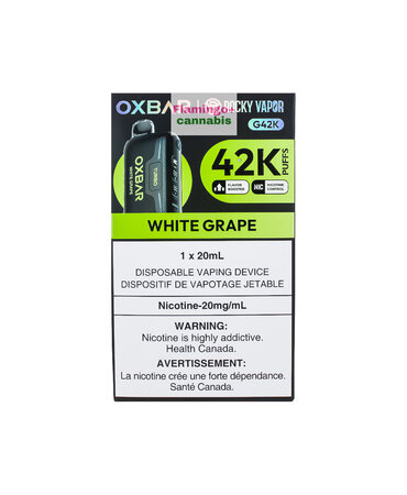 OXBAR OXBAR G42K Rechargeable Disposable MB White Grape OXBAR OXBAR G42K Rechargeable Disposable MB White Grape