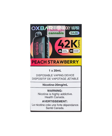 OXBAR OXBAR G42K Rechargeable Disposable MB Peach Strawberry OXBAR OXBAR G42K Rechargeable Disposable MB Peach Strawberry