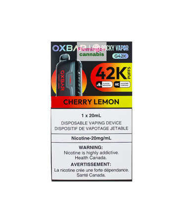 OXBAR OXBAR G42K Rechargeable Disposable MB Cherry Lemon OXBAR OXBAR G42K Rechargeable Disposable MB Cherry Lemon