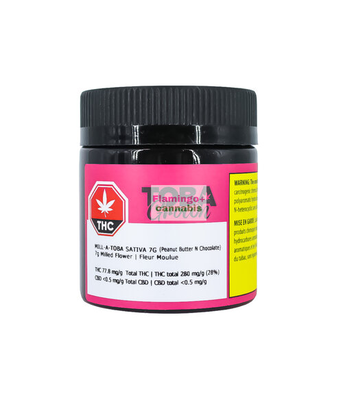 Toba Grown Mill A Toba Milled Sativa Flower 7G