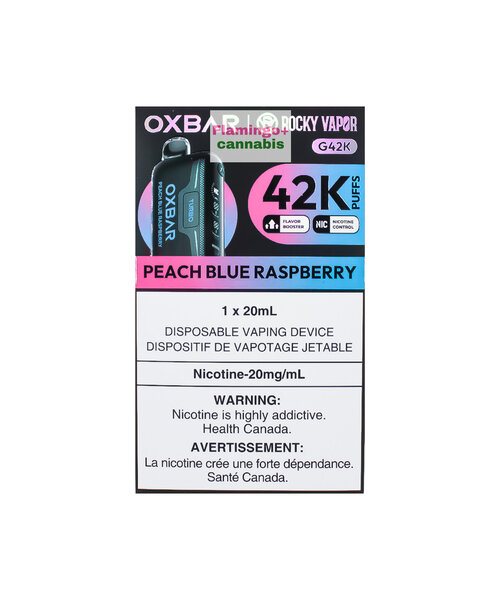 OXBAR G42K Rechargeable Disposable MB Peach Blue Raspberry