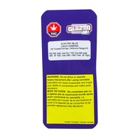 Bold Glazed Electric Blue Liquid Diamond Indica Cartridge 1G