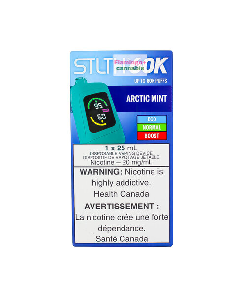 STLTH 60k Puff Rechargeable Disposable MB Arctic Mint