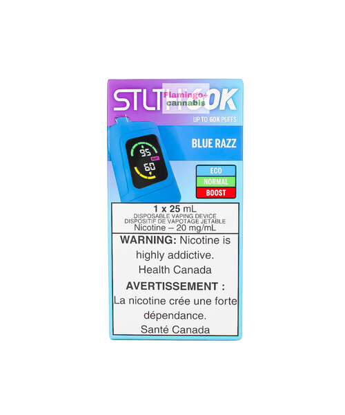 STLTH 60k Puff Rechargeable Disposable MB Blue Razz