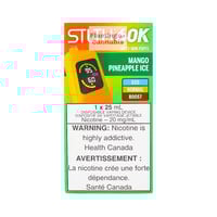 STLTH 60k Puff Rechargeable Disposable MB Mango Pineapple Ice