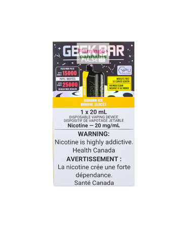Geek Bar Geek Bar Pulse X 25k Puff Rechargeable Disposable 20mg MB Banana Ice Geek Bar Geek Bar Pulse X 25k Puff Rechargeable Disposable 20mg MB Banana Ice
