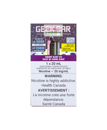 Geek Bar Geek Bar Pulse X 25k Puff Rechargeable Disposable 20mg MB Cherry Blast Ice