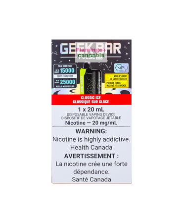 Geek Bar Geek Bar Pulse X 25k Puff Rechargeable Disposable 20mg MB Classic Ice