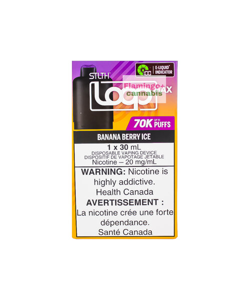 STLTH LOOP MAX 70k Puff Pre-Filled Pod MB Banana Berry Ice