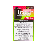 STLTH LOOP MAX 70k Puff Pre-Filled Pod MB Cherry Lime Ice