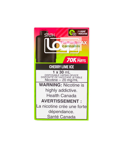 STLTH LOOP MAX 70k Puff Pre-Filled Pod MB Cherry Lime Ice