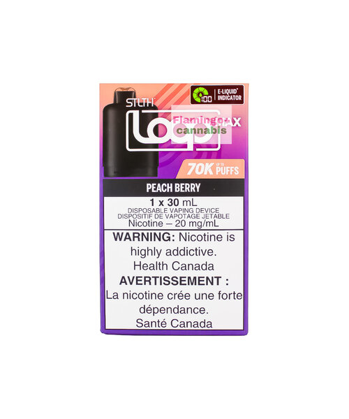 STLTH LOOP MAX 70k Puff Pre-Filled Pod MB Peach Berry