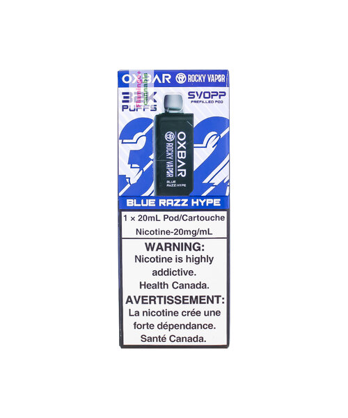 OXBAR SVOPP Pre-Filled Pod 32k Puff 20mL MB Blue Razz Hype