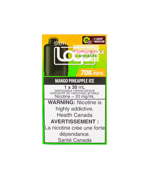 STLTH LOOP MAX 70k Puff Pre-Filled Pod MB Mango Pineapple Ice