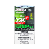RufPuf Ripper-X Pre-Filled Pod 35k/50k Puff MB Banana Raspberry Ice