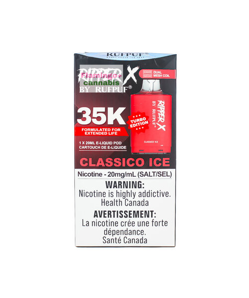 RufPuf Ripper-X Pre-Filled Pod 35k/50k Puff MB Classico Ice