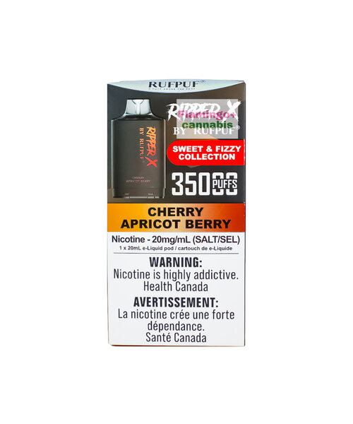 RufPuf Ripper-X Pre-Filled Pod 35k/50k Puff MB Cherry Apricot Berry