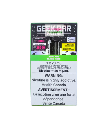 Geek Bar Geek Bar Pulse X 25k Puff Rechargeable Disposable 20mg MB Miami Mint Geek Bar Geek Bar Pulse X 25k Puff Rechargeable Disposable 20mg MB Miami Mint