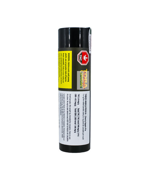 Toba Grown Tobies Indica Pre-Rolls 5X1G