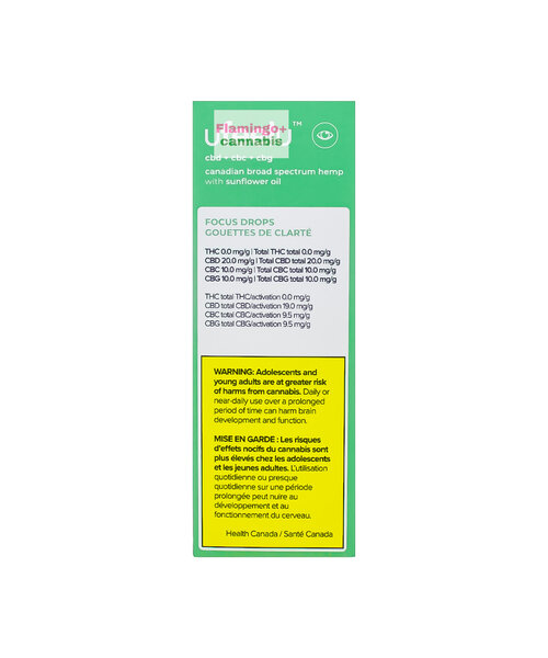 UFeelU Focus CBD:CBC:CBG Drops 30ML