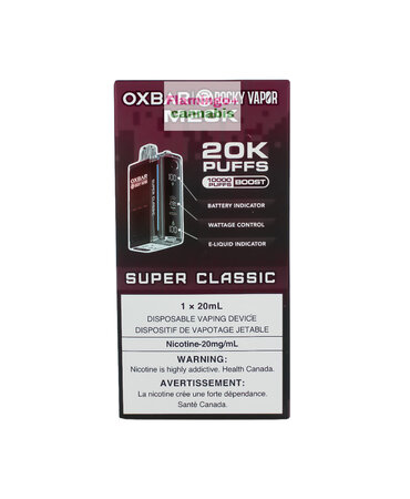 OXBAR OXBAR M20k Puff Rechargeable Disposable Vape 20mg MB Super Classic