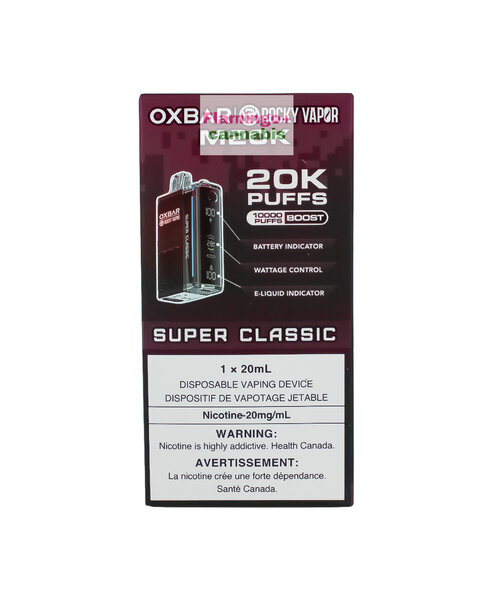 OXBAR M20k Puff Rechargeable Disposable Vape 20mg MB Super Classic