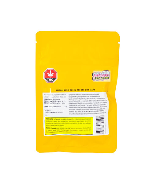 Nugz Lemon Linx Sativa Live Resin AIO 1G