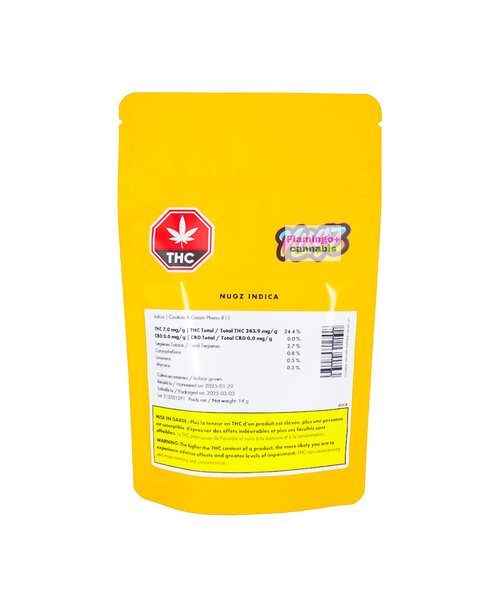 NUGZ Indica Flower 14G