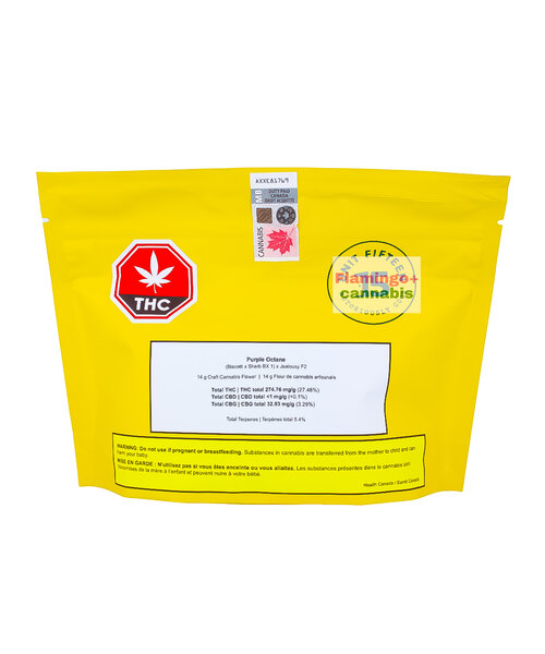 Unit 15 Purple Octane Craft Indica Flower 14G